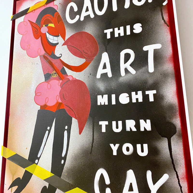 Caution, This Art Might Turn You Gay!